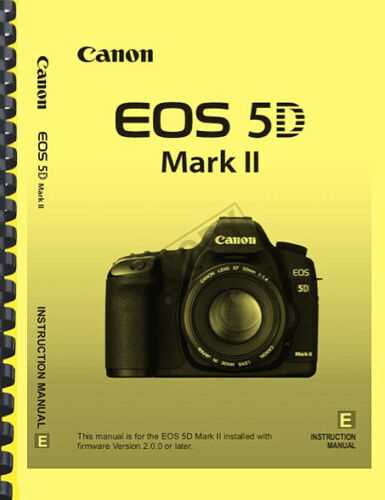 5d mark iii instruction manual