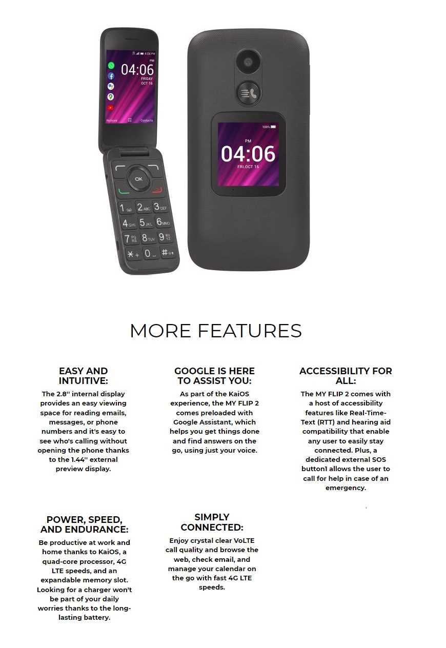 alcatel flip phone instruction manual