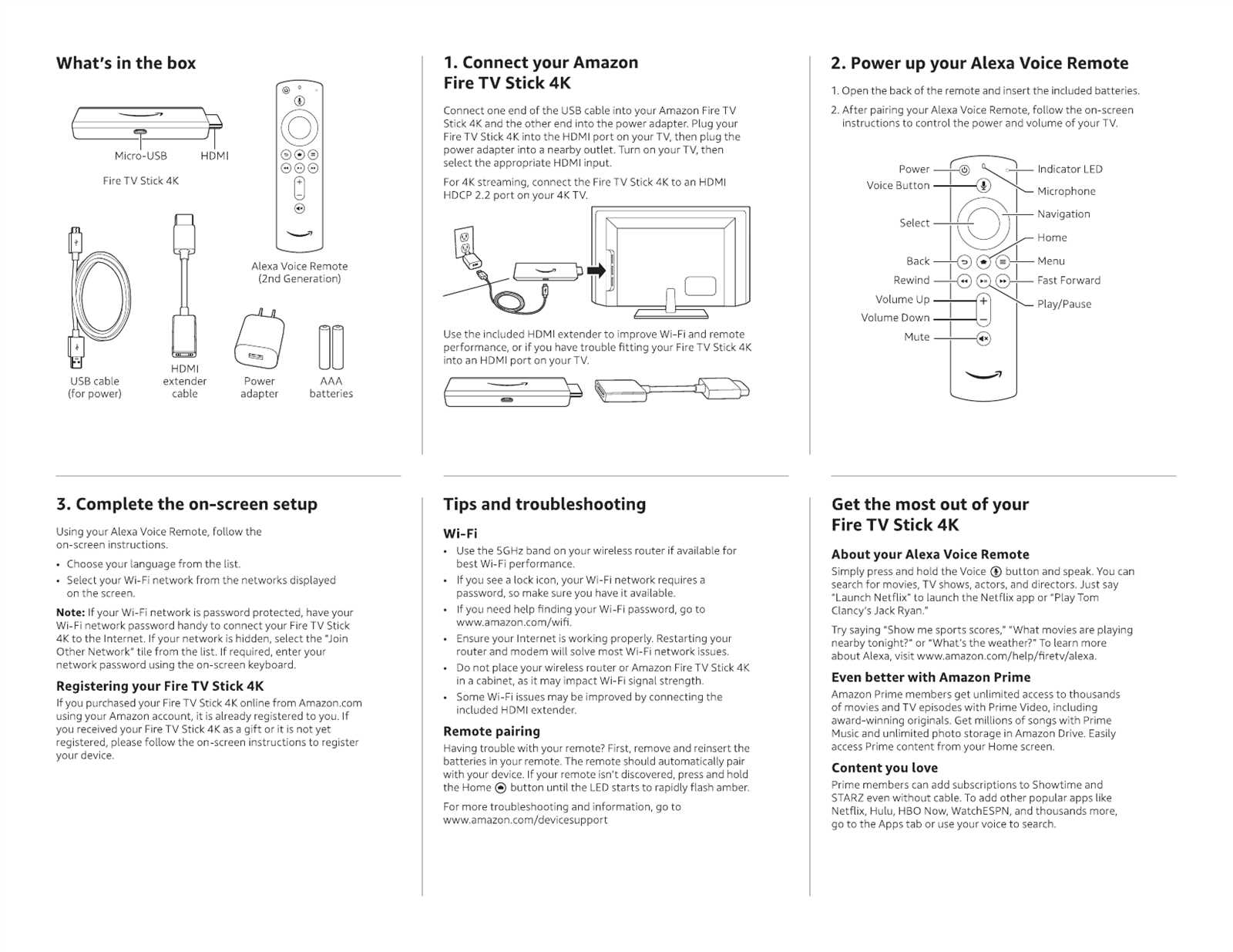 amazon fire tv stick instruction manual