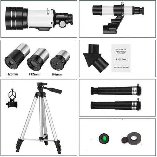 astronomical telescope model 30070 instruction manual