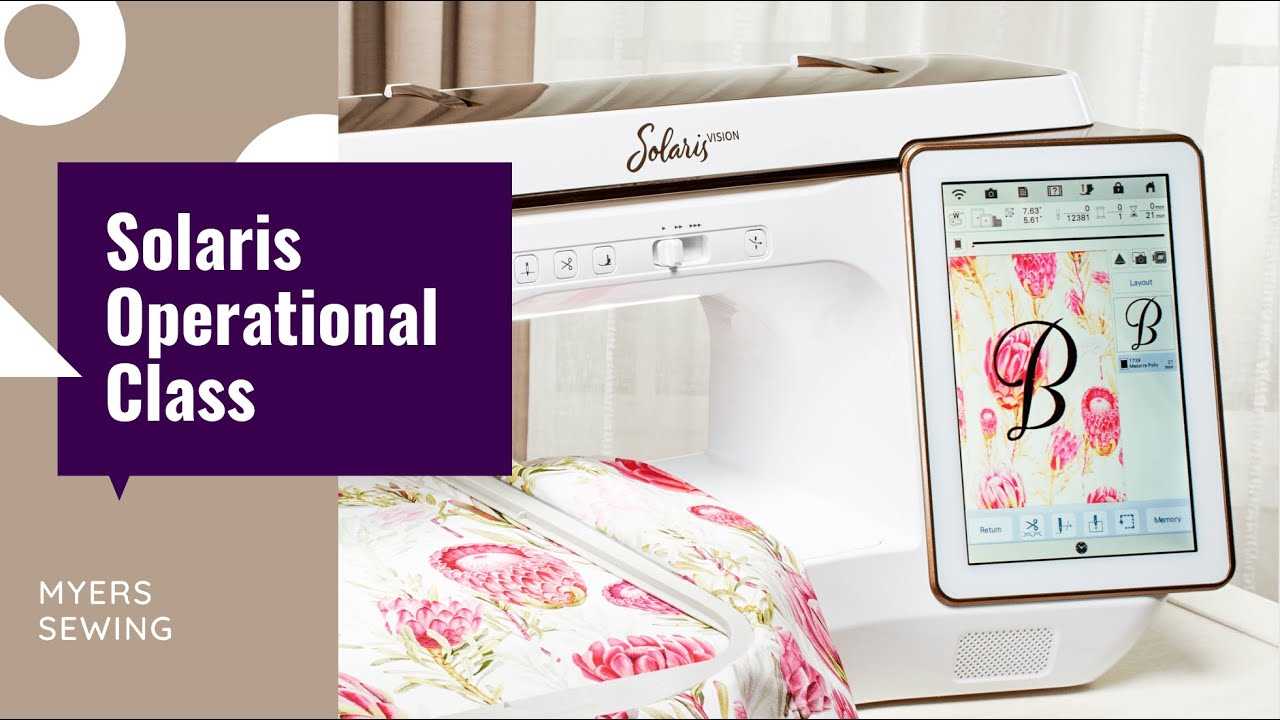 babylock solaris instruction manual
