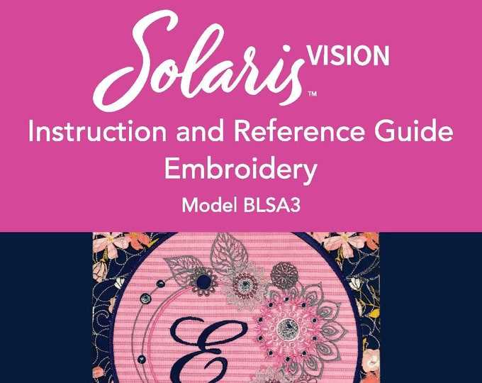 babylock solaris instruction manual