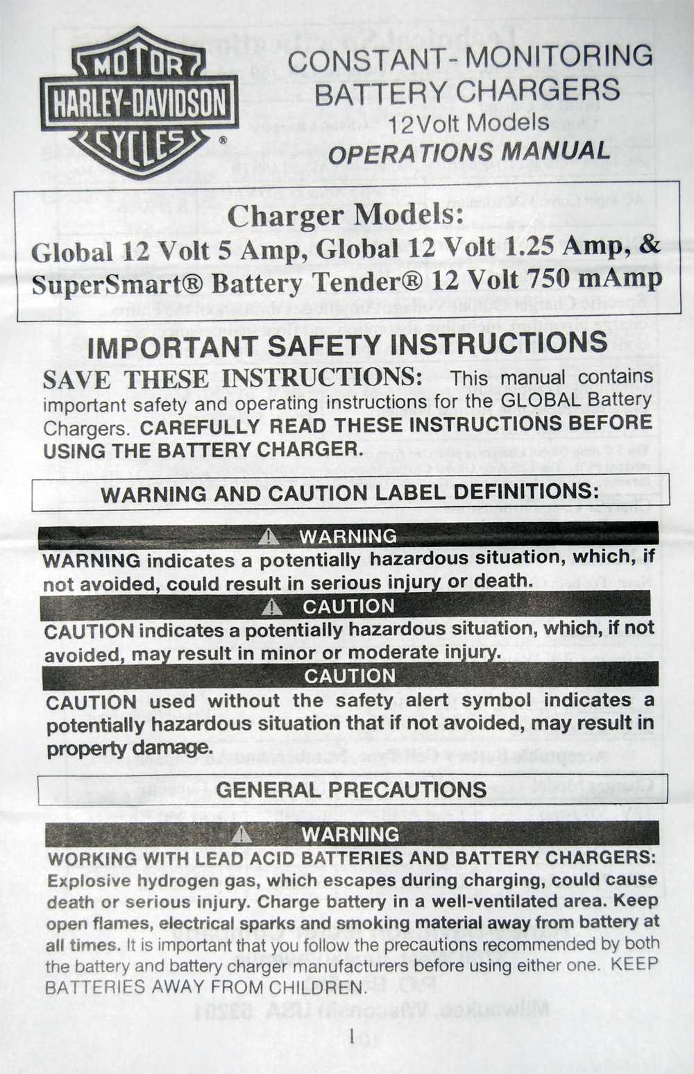 battery tender jr instruction manual