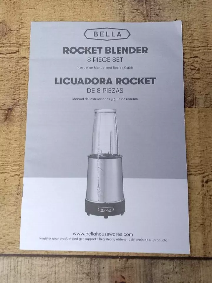 bella rocket blender instruction manual