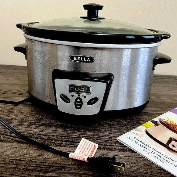 bella slow cooker instruction manual