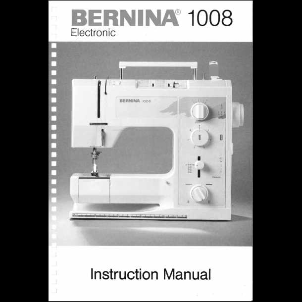 bernina 1010 instruction manual