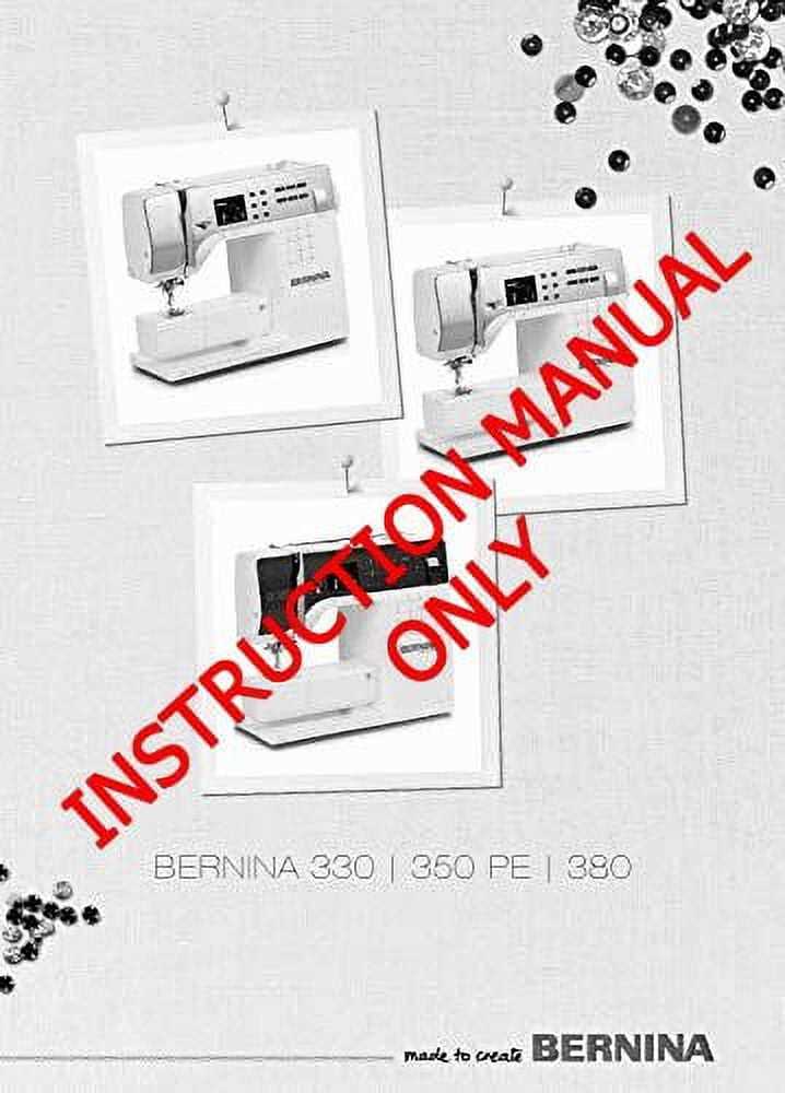 bernina activa 140 instruction manual