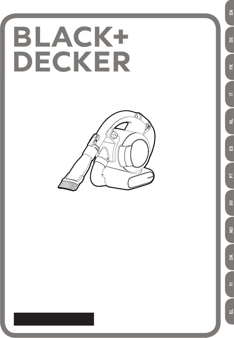 black and decker dustbuster instruction manual