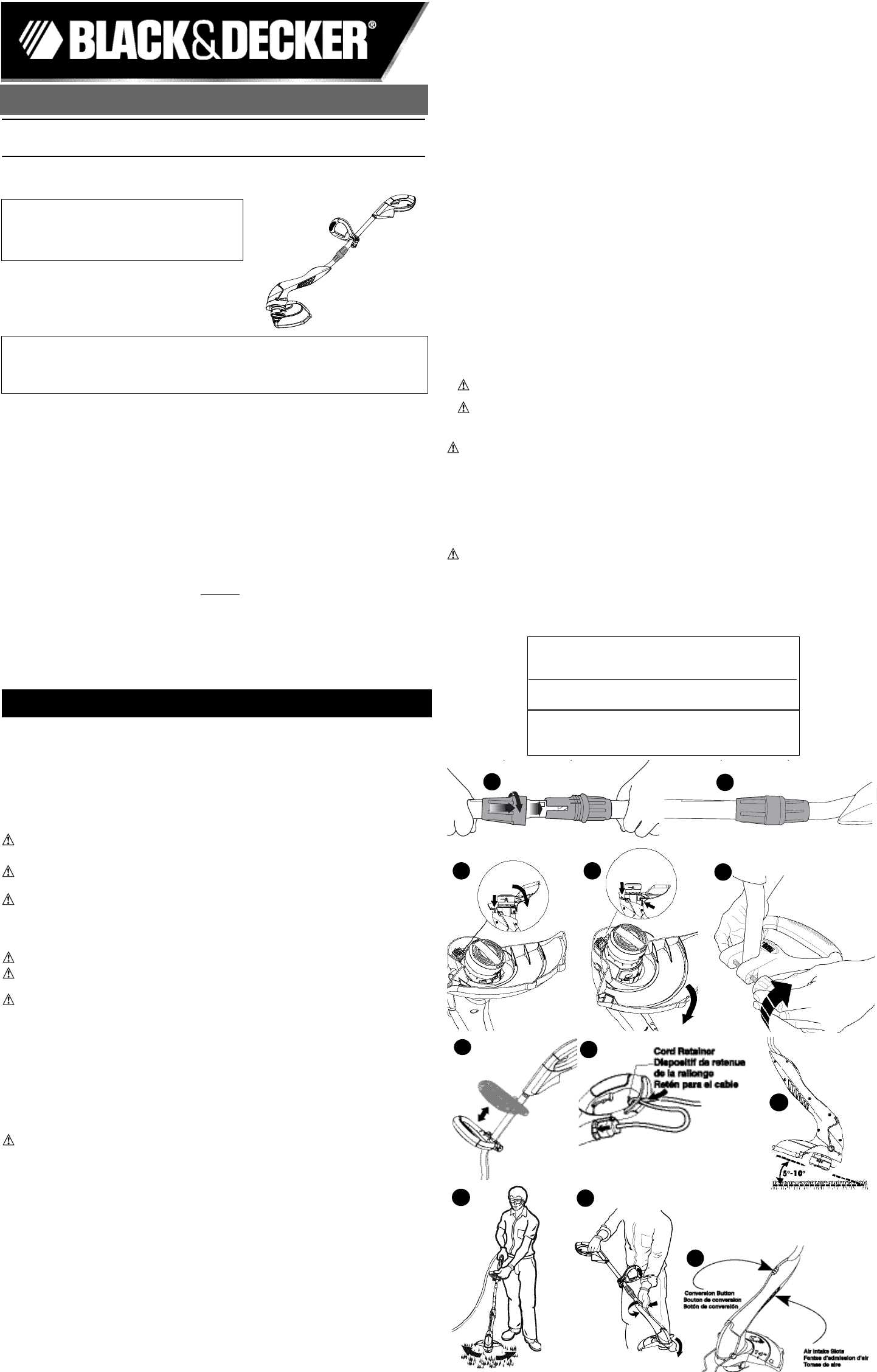 black and decker leaf hog instruction manual