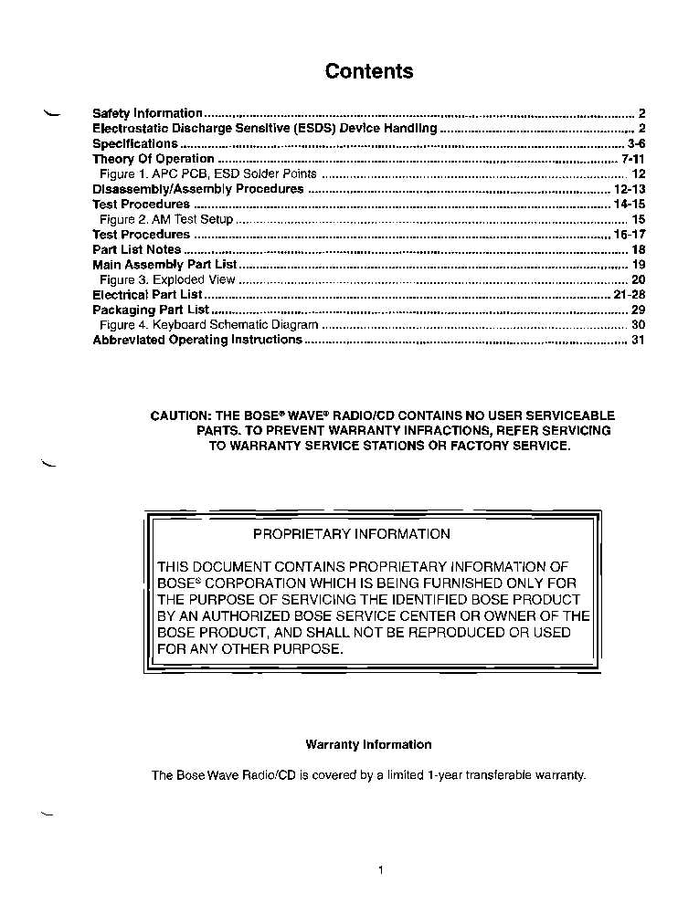 bose cd player instruction manual