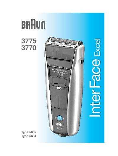 braun shaver instruction manual