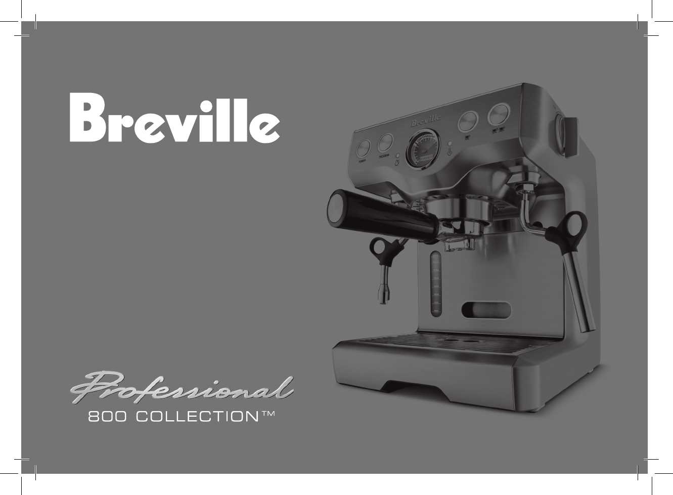 breville barista pro instruction manual