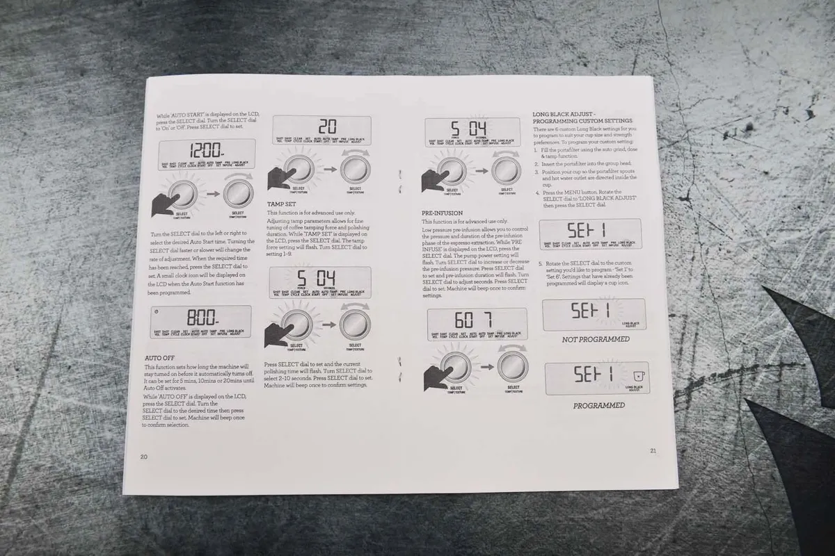 breville espresso instruction manual