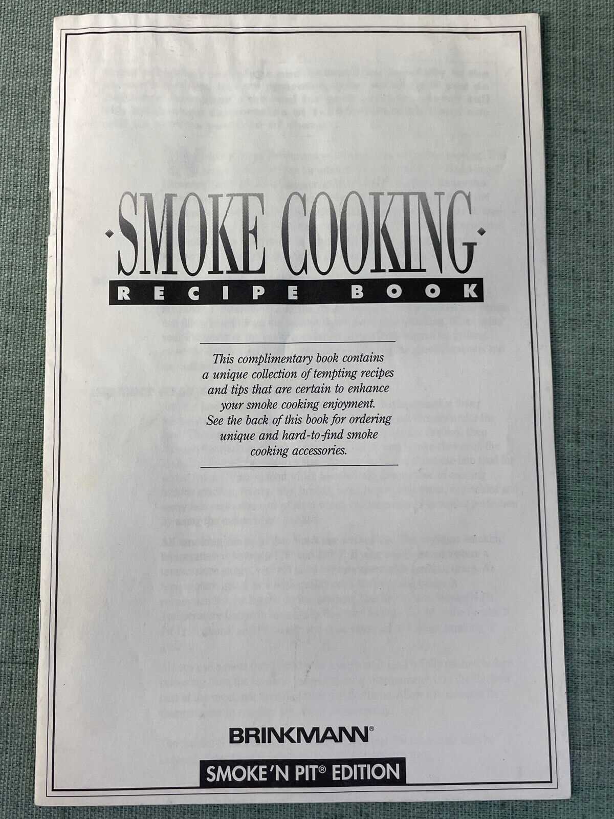 brinkmann smoke n grill instructions manual