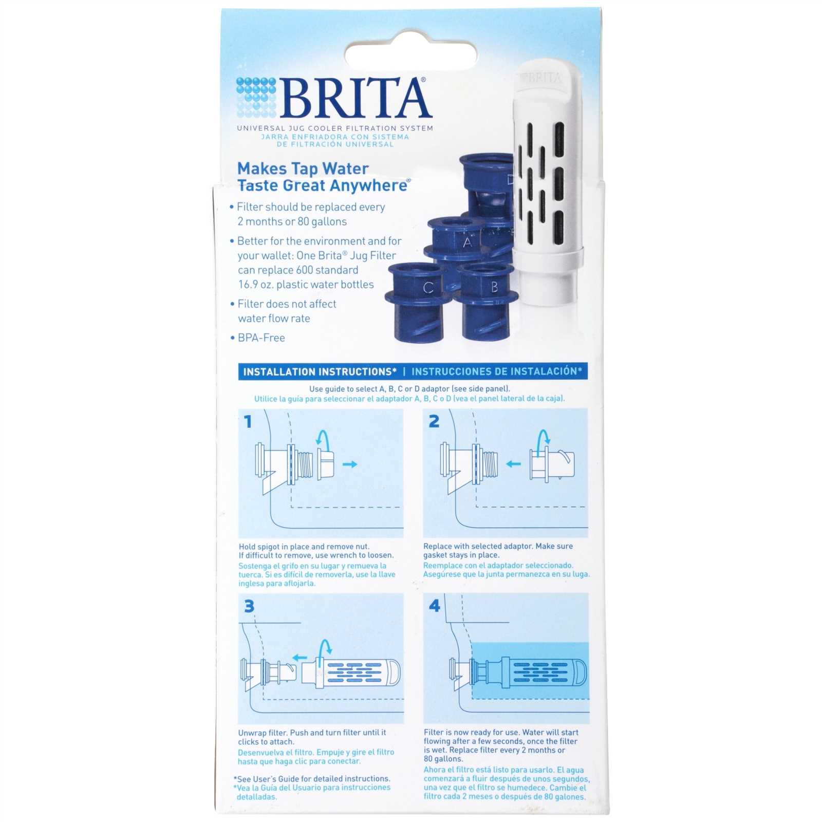 brita water filter instructions manual