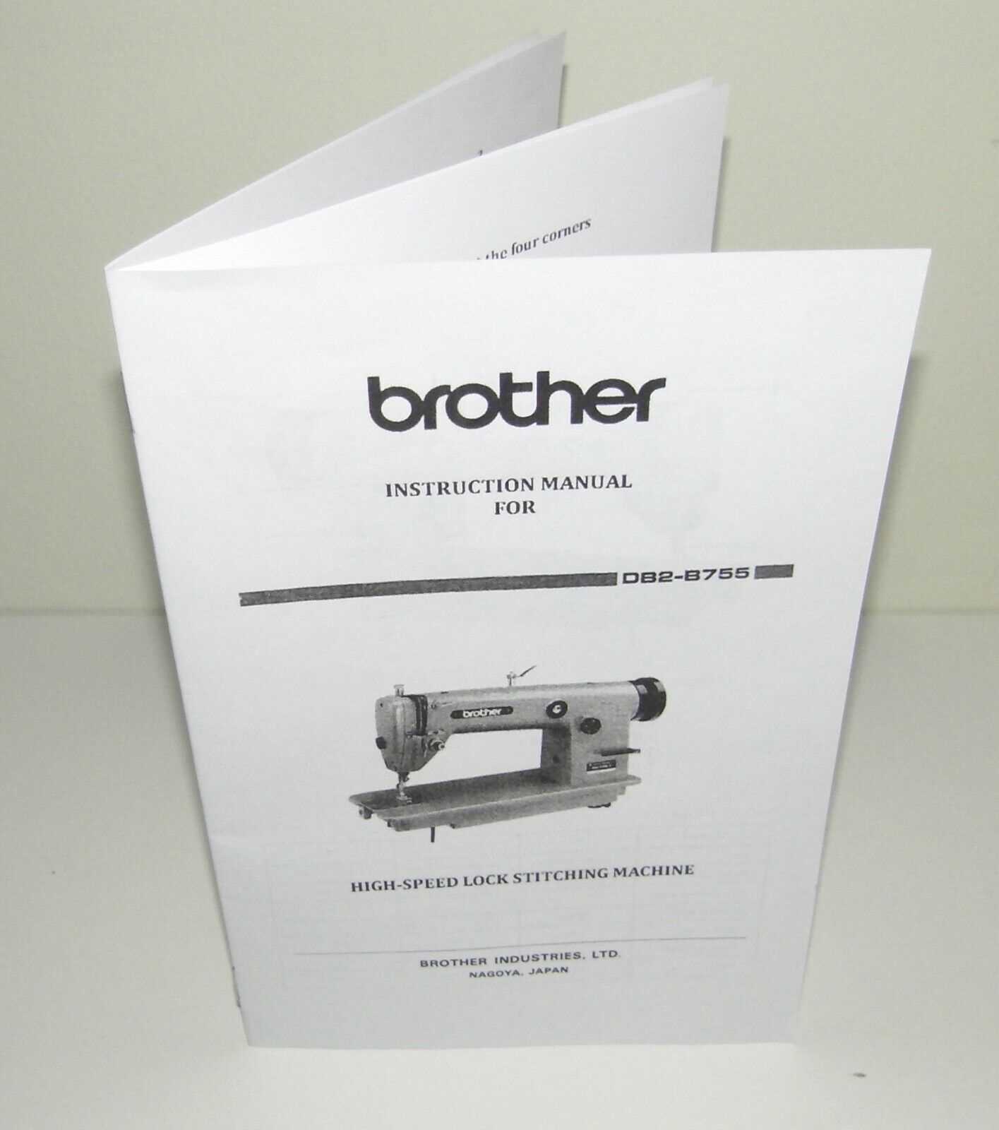 brother db2 b714 3 instruction manual