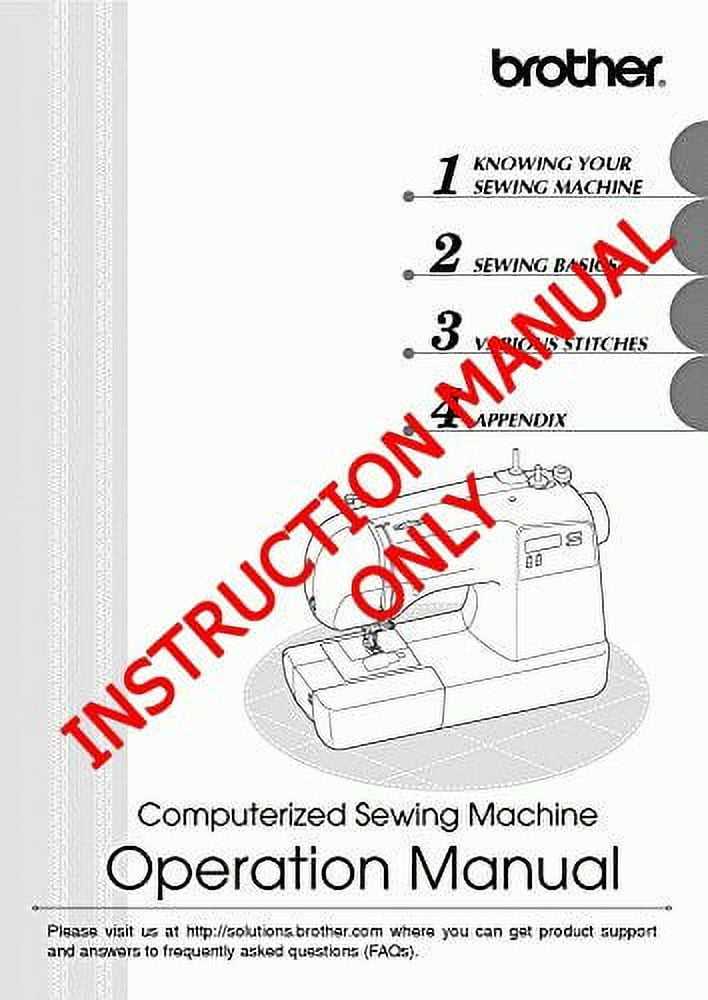 brother pe770 instruction manual