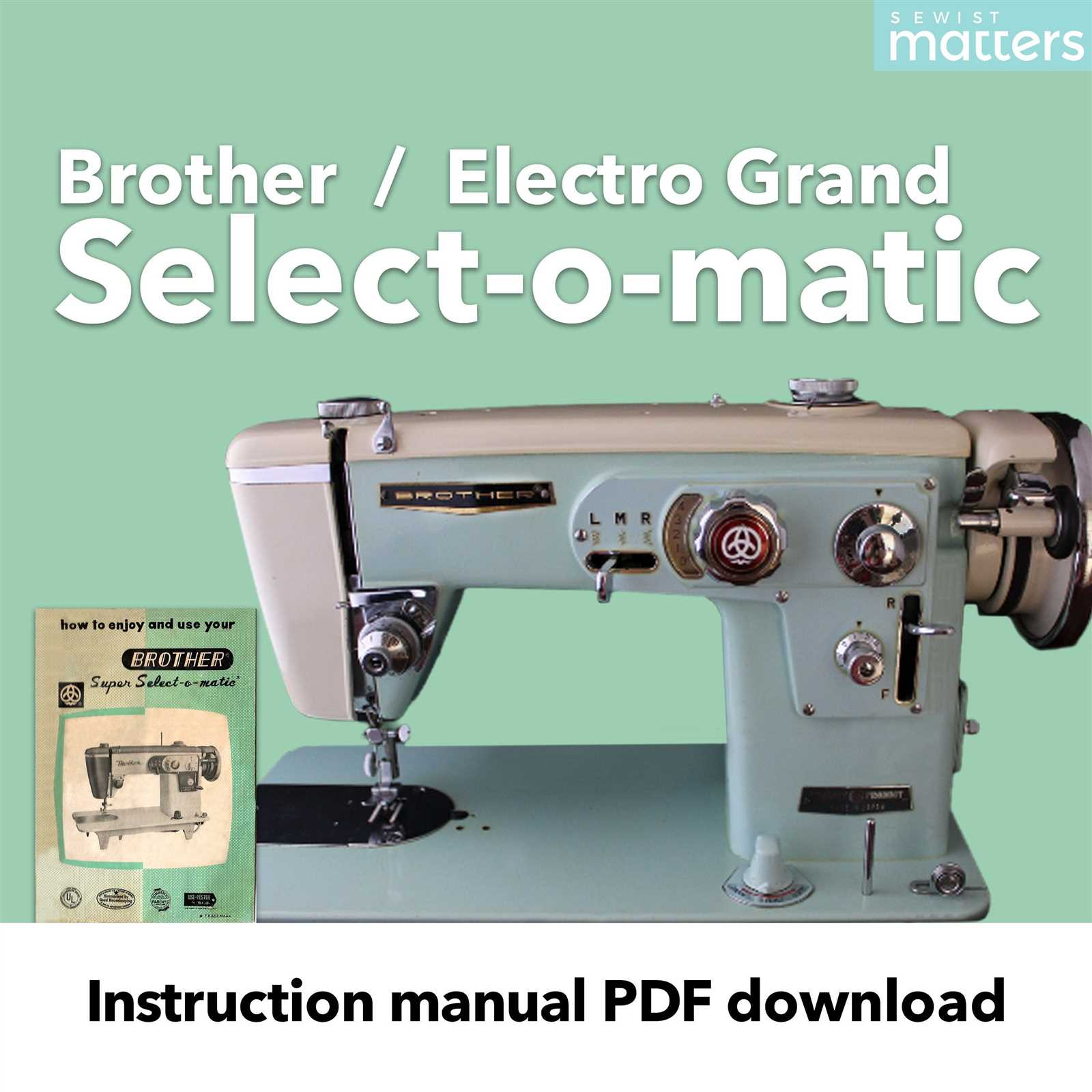 brother sewing machine instruction manual download