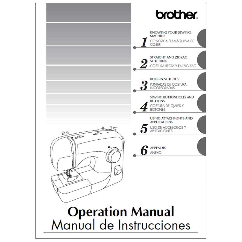 brother sewing machine instruction manuals