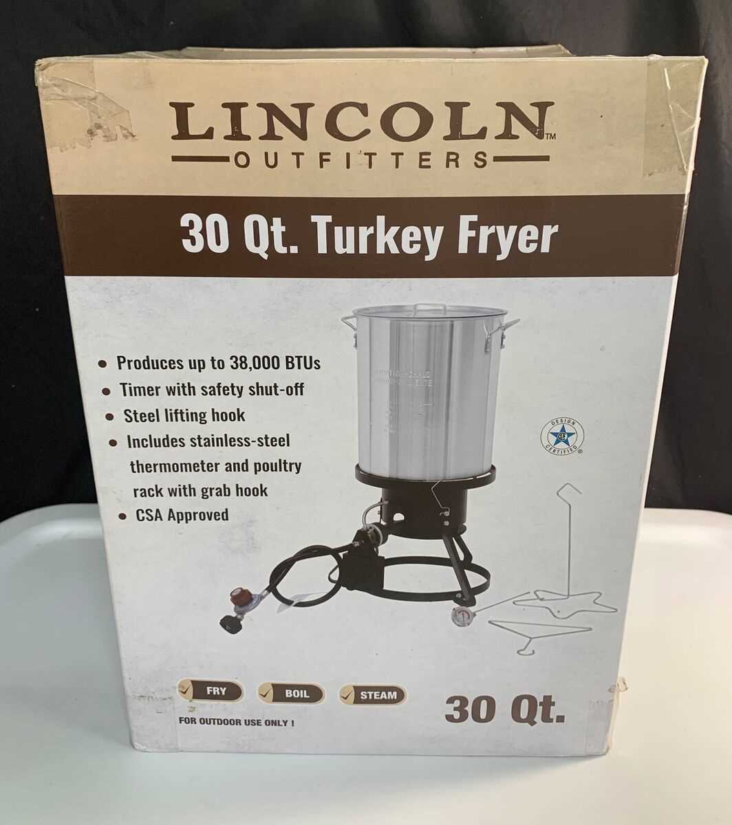 butterball turkey fryer instruction manual