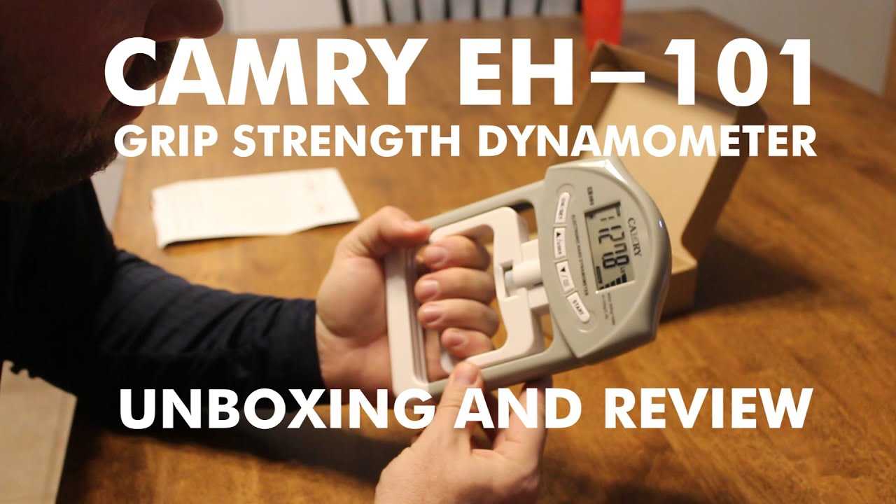 camry electronic hand dynamometer instruction manual