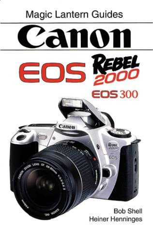 canon rebel 2000 instruction manual