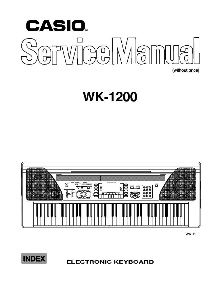 casio wk 200 instruction manual