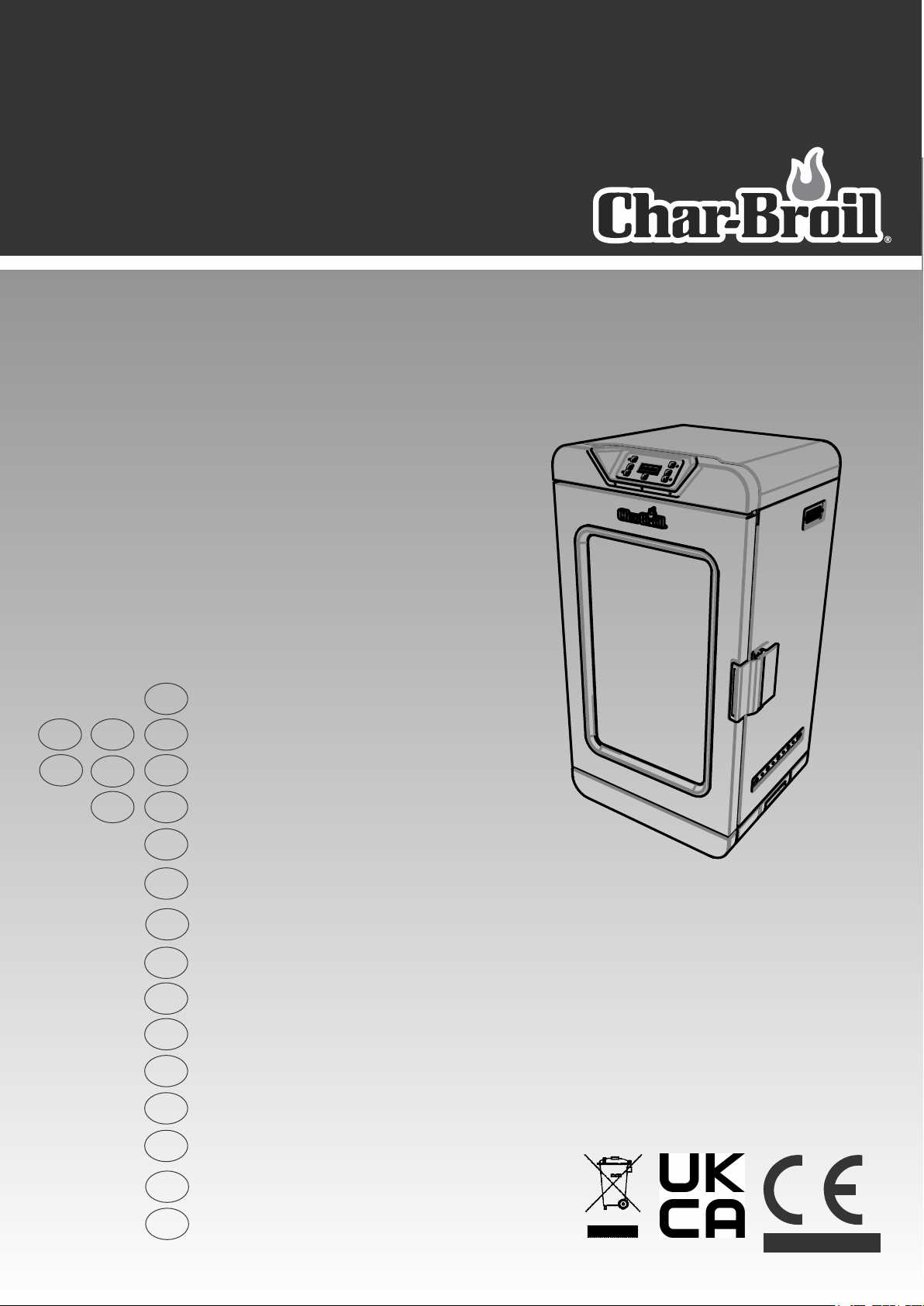 char broil electric smoker instruction manual