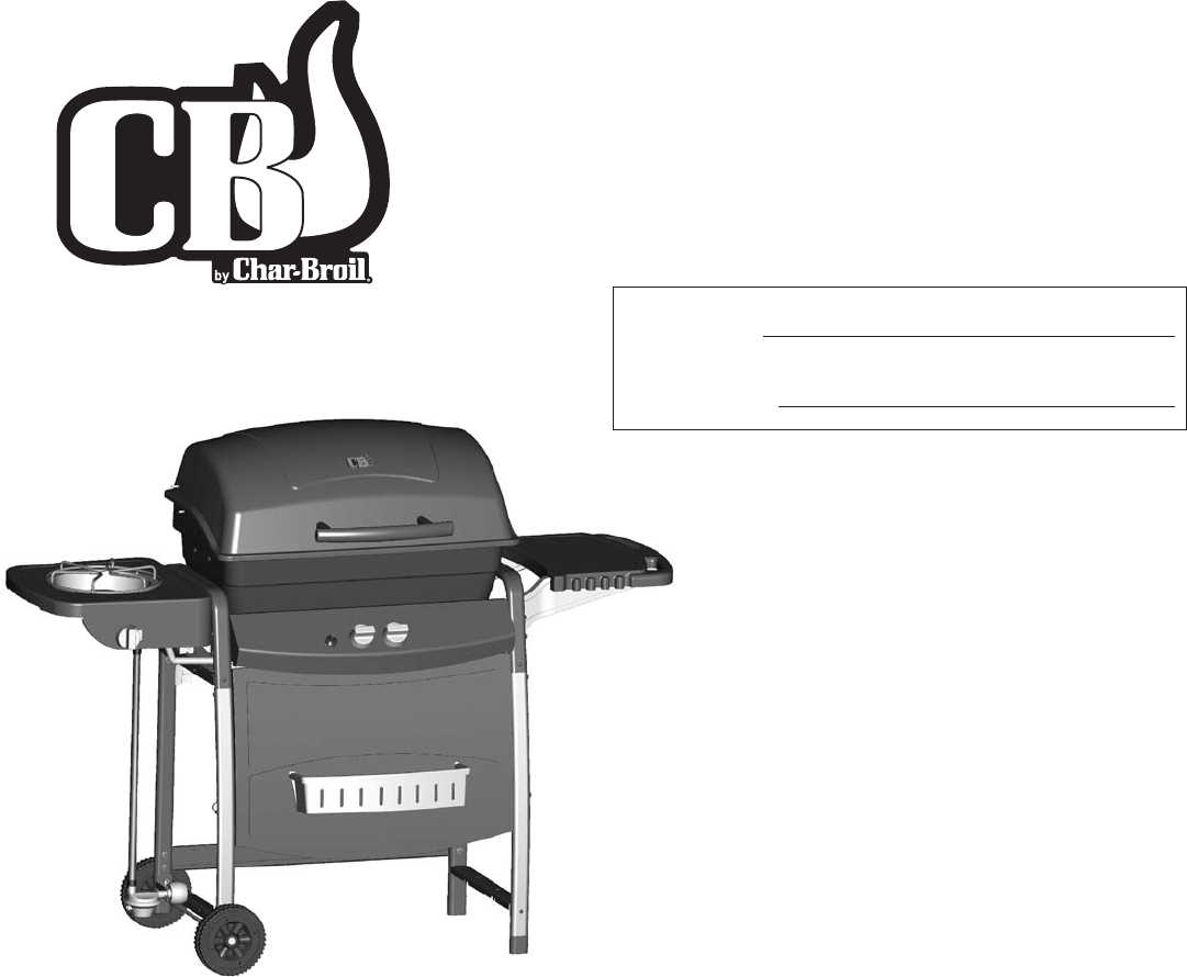 char broil grill instruction manual