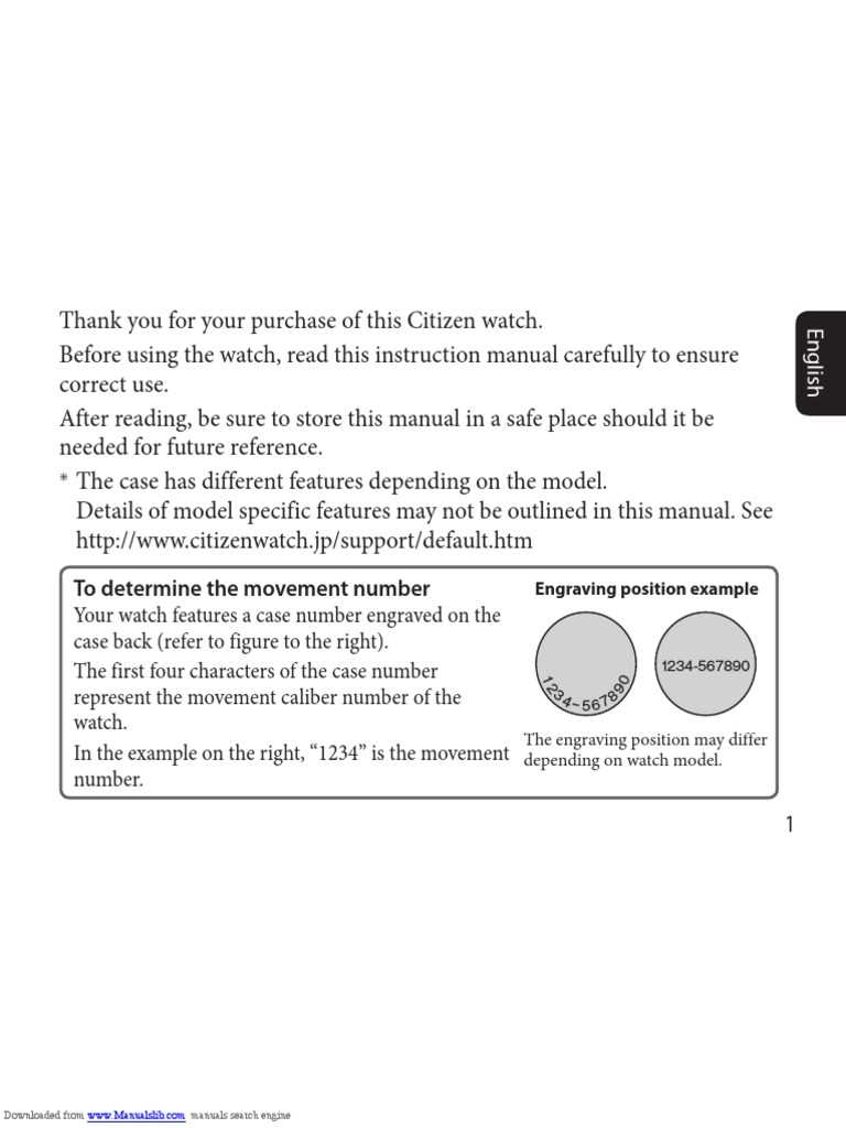 citizen at4004 52e instruction manual