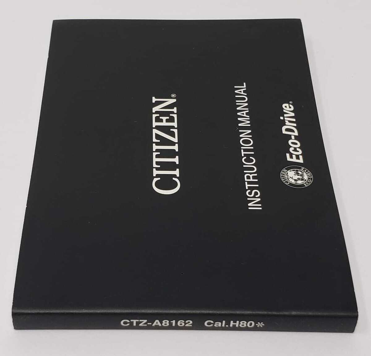 citizen watches instruction manuals