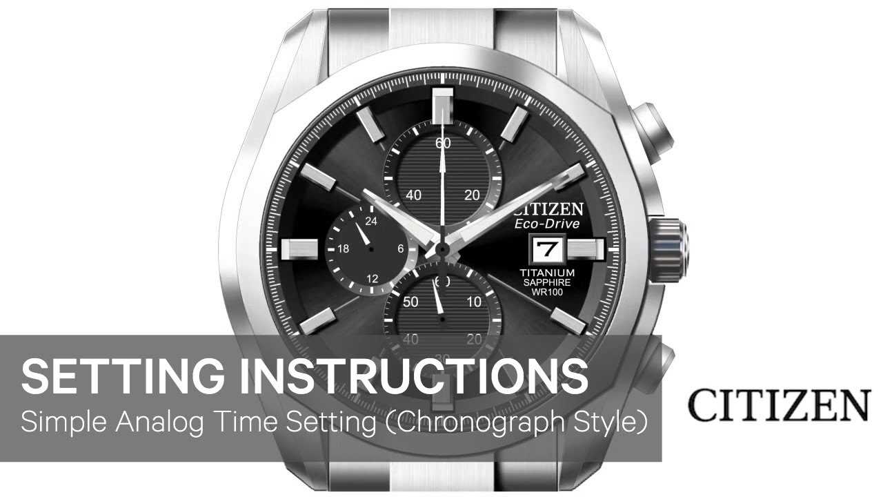 citizen wr 200 instruction manual