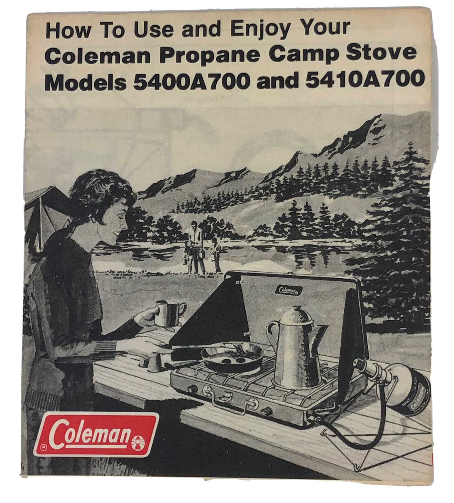 coleman camp stove instruction manual