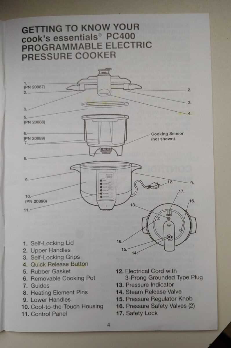 cook essentials pressure cooker instruction manual