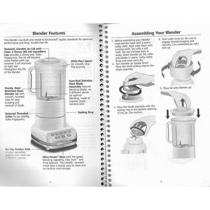 cooks power blender instruction manual