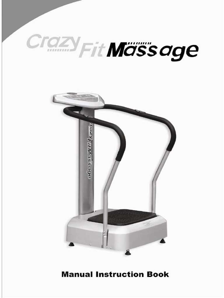 crazy fit massage machine instruction manual