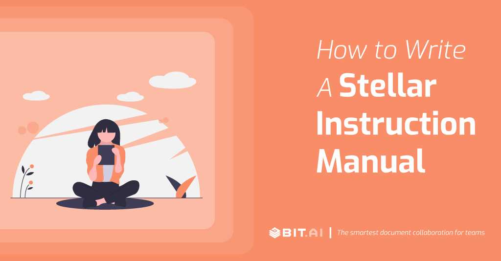 creating an instruction manual