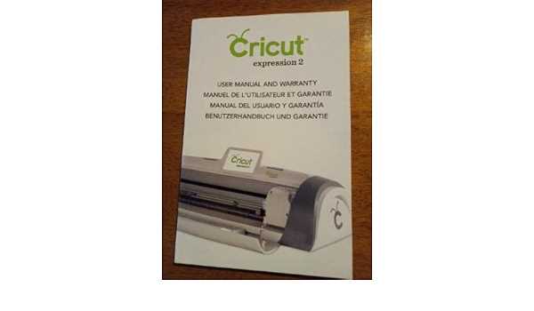 cricut expression 2 instruction manual