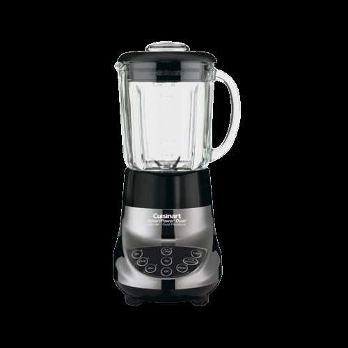 cuisinart blender instruction manual