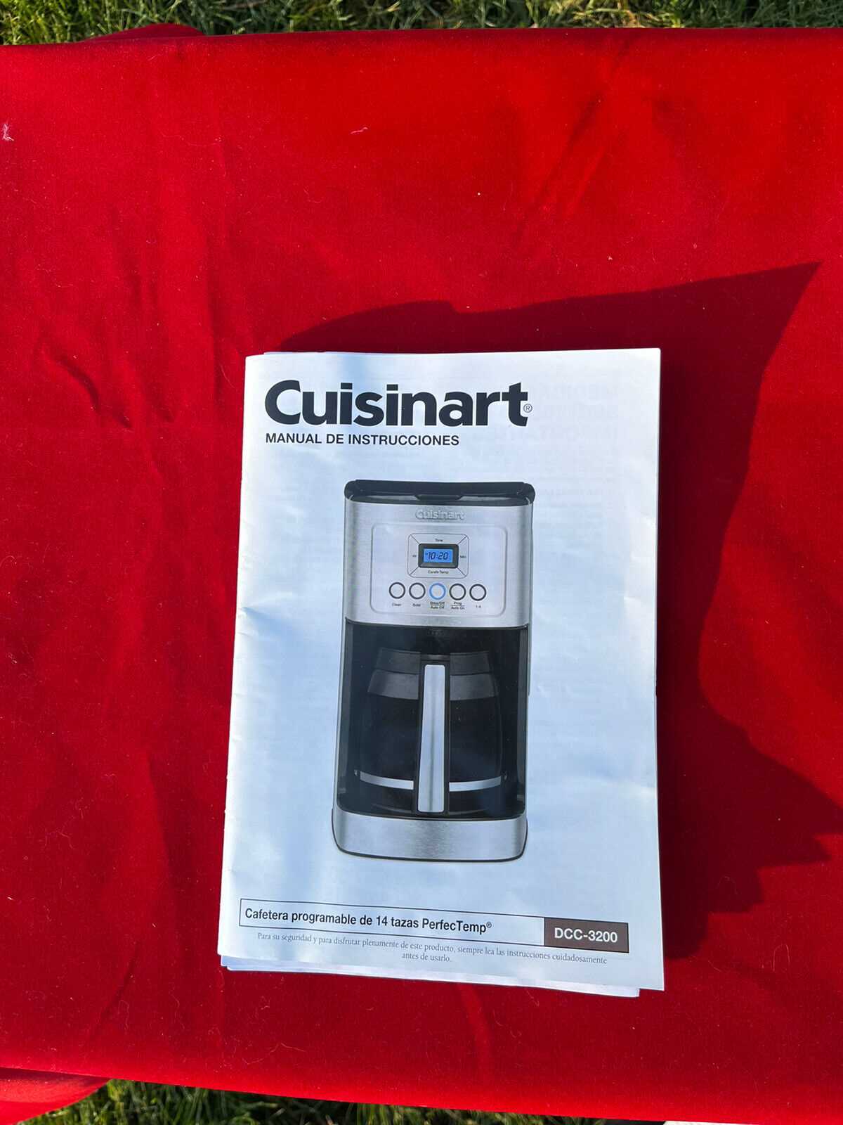 cuisinart espresso maker instruction manual