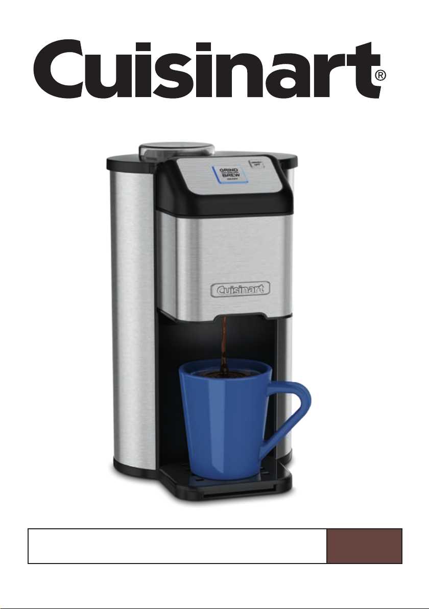 cuisinart grind and brew coffee maker instruction manual