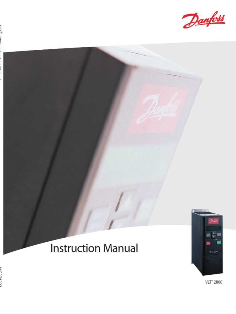 danfoss vlt 2800 instruction manual