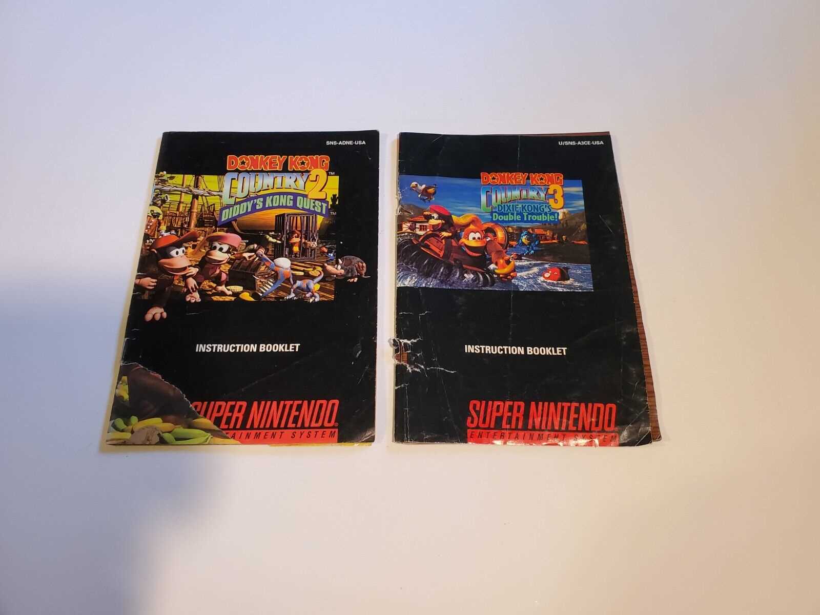 donkey kong country 3 instruction manual