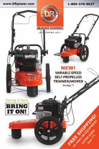 dr trimmer mower instruction manual