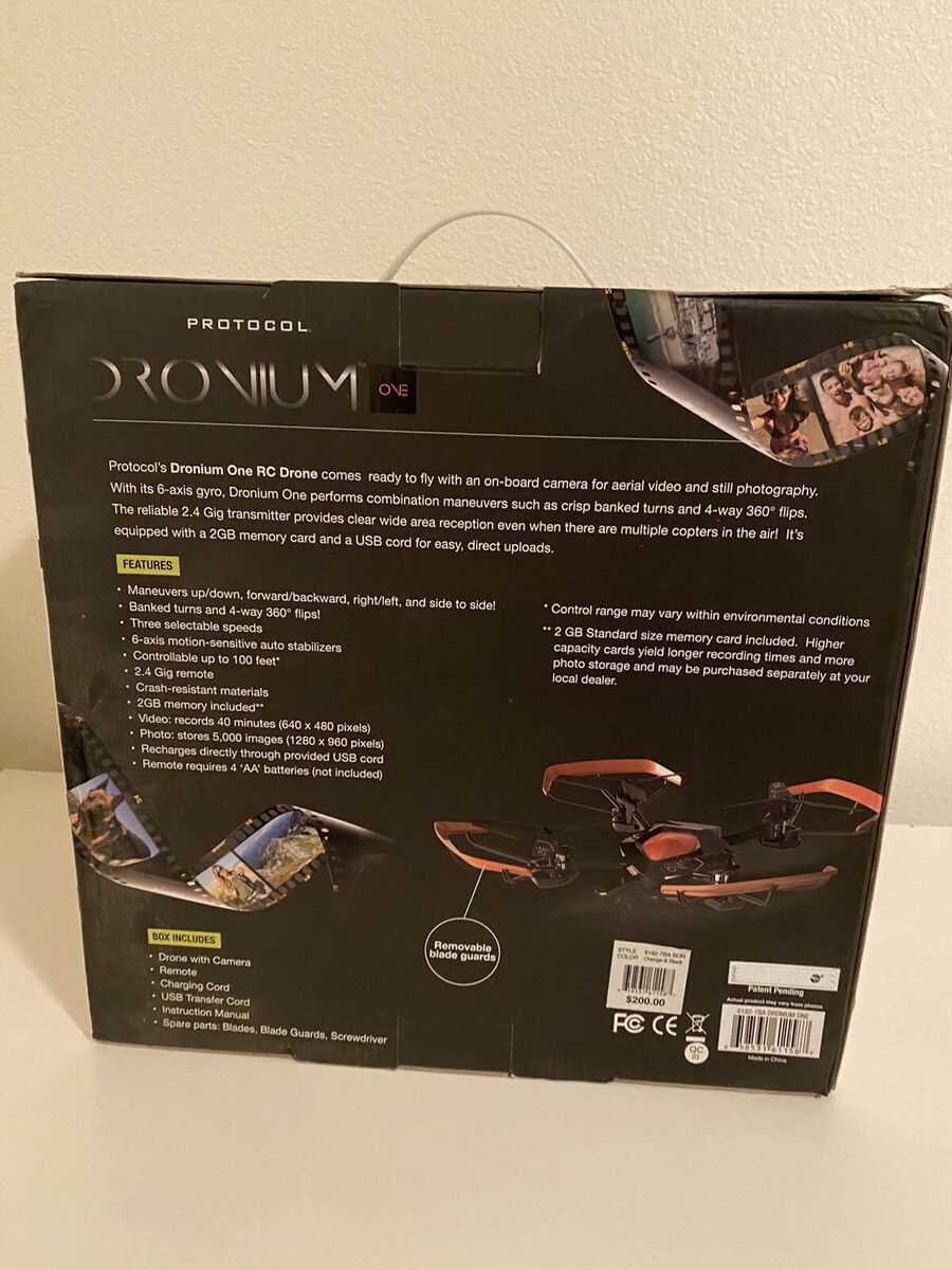 dronium one instruction manual