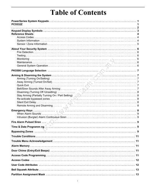 dsc lcd5501z instruction manual