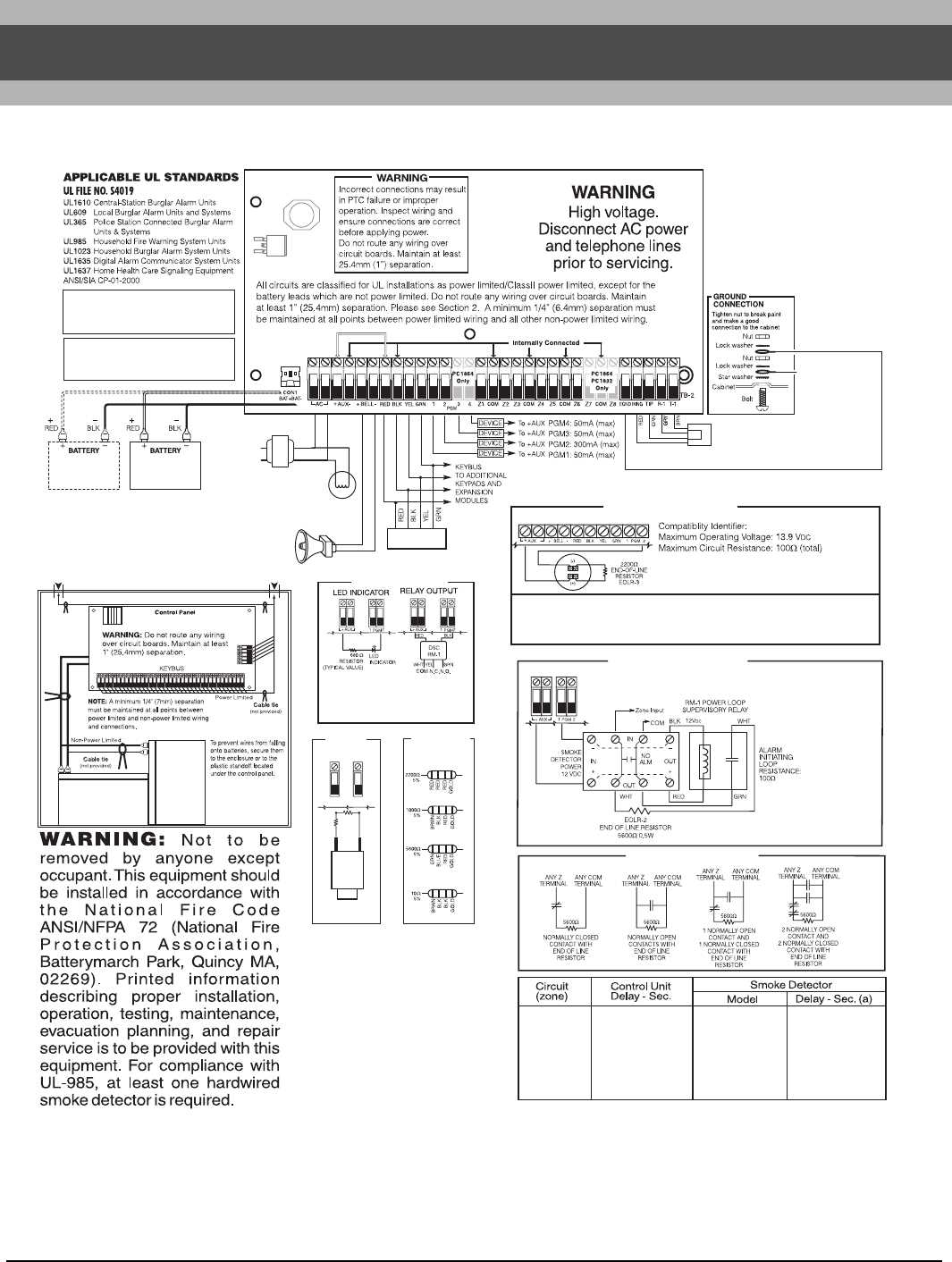 dsc lcd5501z instruction manual