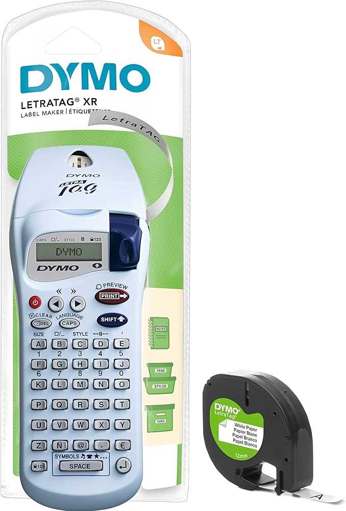 dymo letratag instruction manual download