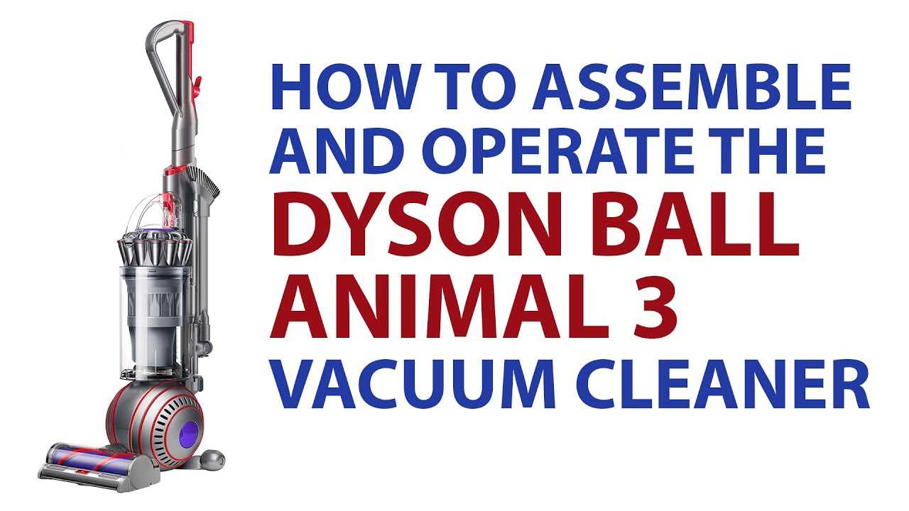 dyson ball instruction manual