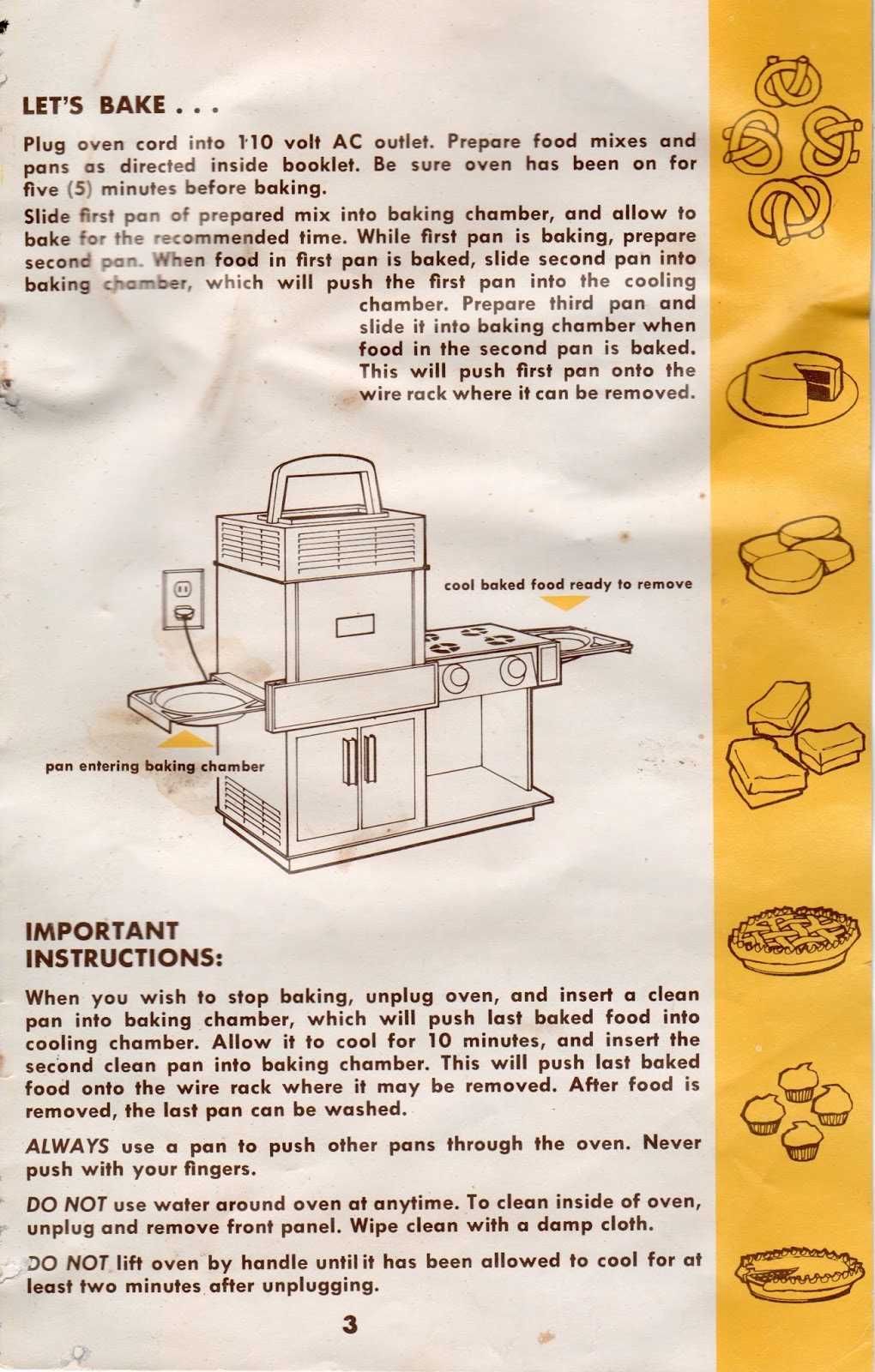 easy bake ultimate oven instructions manual